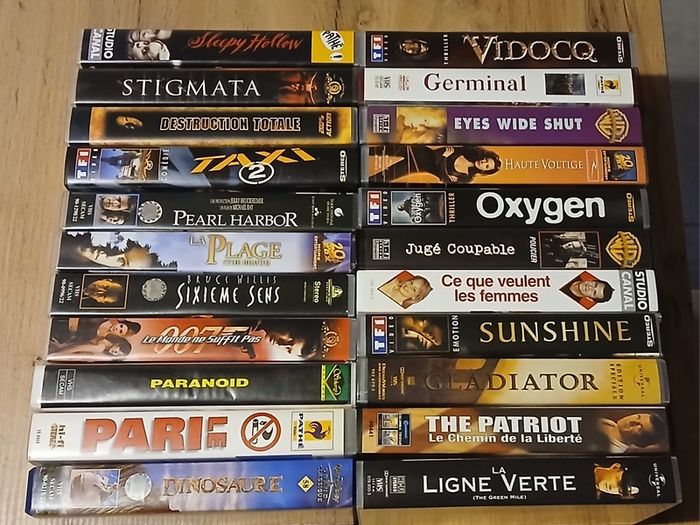 22 VHS Movies In French Secam