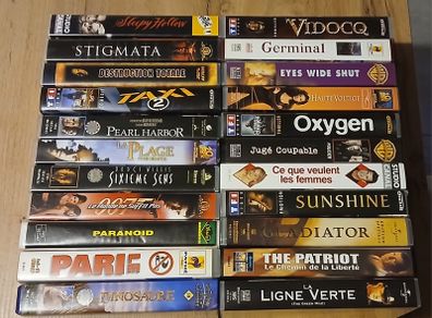 22 VHS Movies In French Secam