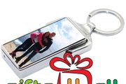 Personalised Photo USB Cigarette Lighter - Silver With Keyring
