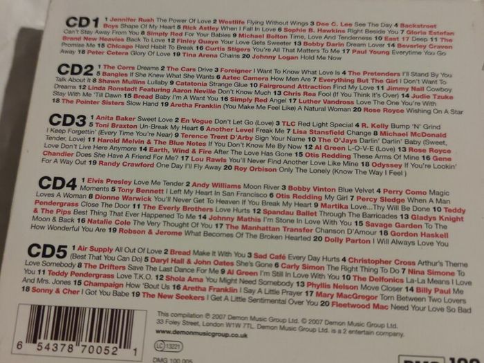 100 Love Hits 5Cd