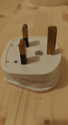 Pack of 3 x T-Bar Uk/Irish plug Connector Type