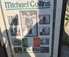 A3 Framed Michael Collins picture