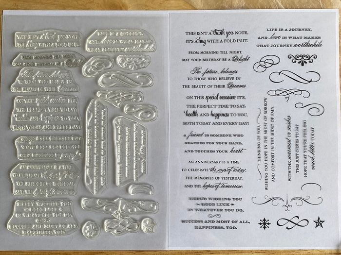 Sentiments Stamp set