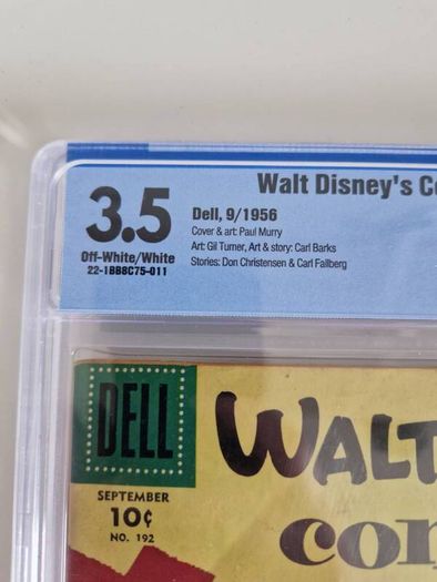 Walt Disney Comics and Stories 192 | Graded Golden Age Book! | CBCS 3.5 | Carl Barks Story and Art!