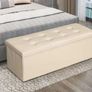 BRAND NEW Storage Benches Foldable Stool with Storage Space Home Sofa Image 3