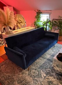 Blue Sofa Bed & IKEA Lounge Furniture Bundle