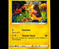 Morpeko SWSH116 Cosmos Rare Holo SWSH Black Star Promo Pokemon Card Swirl