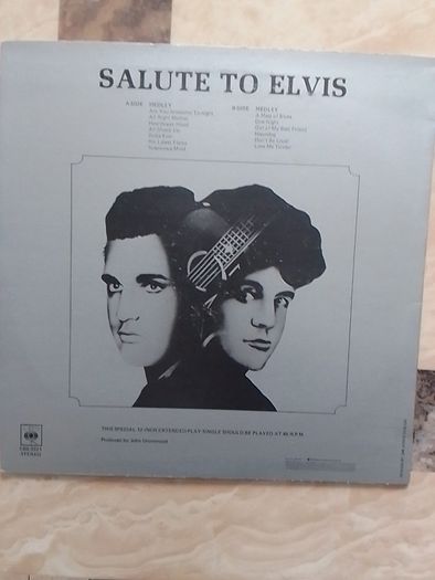 Cahir O'Doherty 12" - Salute To Elvis