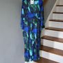 CurveWow blue pattern midi dress, Size 16, BNWT Image 4