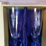 Duiske Bride and Groom Champagne Flutes Image 2