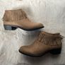 Brown suede fringe ankle boot size 7 - New Image 2