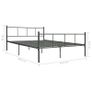 Bed Frame Grey Metal 120x200 cm Image 2
