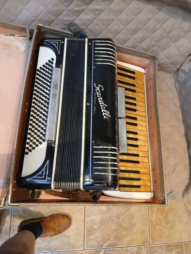 Vintage scandalli butterfly model piano  accordion, open to offers