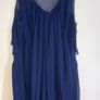 Fran & Jane chiffon navy blue occasion dress Image 2