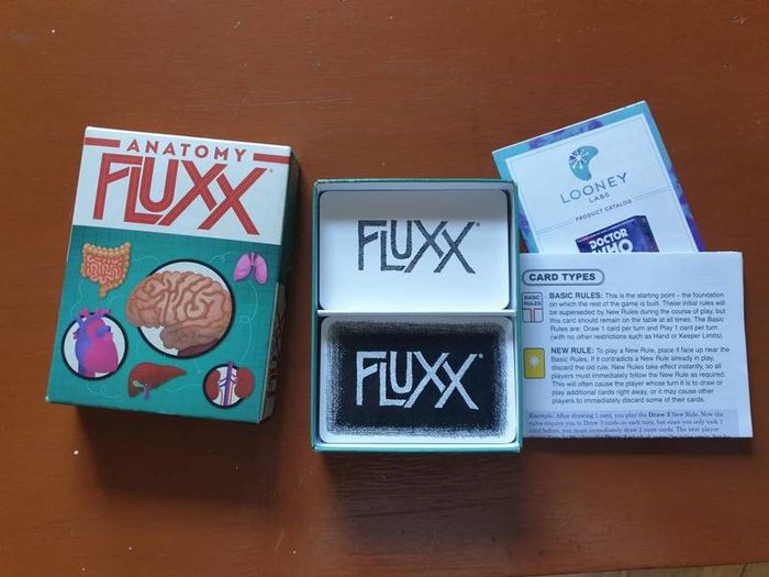 Fluxx Anatomy card game - new