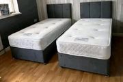 Single Bed And Mattress With Headboard