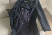 French Connection Navy Military Coat ....L....