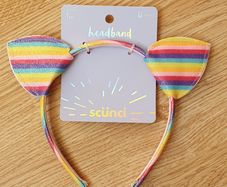 BNWT - A Super Cute Rainbow Hairband - E