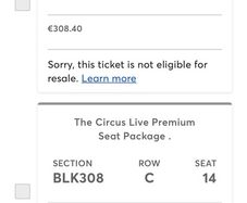 Take That- Aviva Stadium Premium Tickets