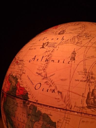 1980's Scan Denmark Light Up Globe
