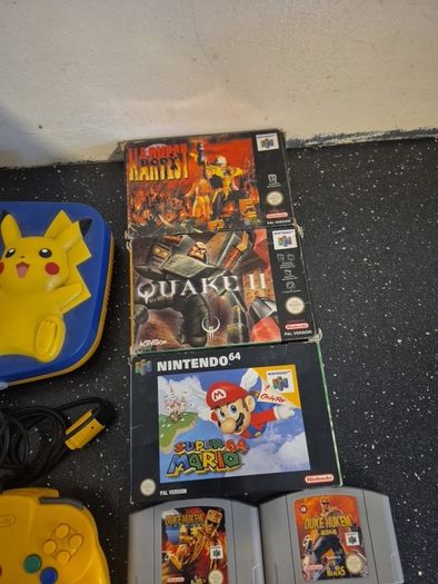 nintendo 64 pikachu edition