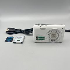 Nikon Coolpix S4300 16MP Digital Camera White Touchscreen - Full Kit