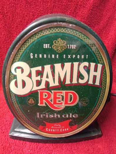 Beamish Red Irish Ale Bar Font  / Working