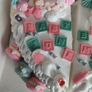 cake toppers BLUE & PINK baby shower Image 5
