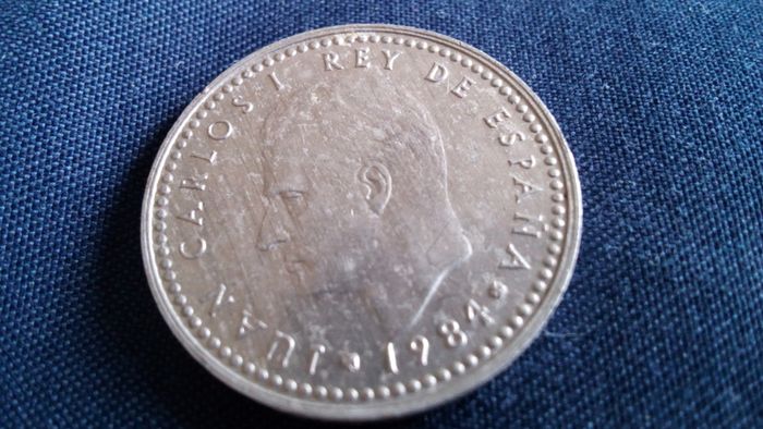 1 Peseta Coin. Spain 1984.