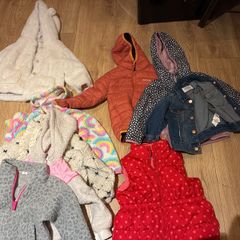 Girls Coats Jackets Fleeces Bundle Age 3 4