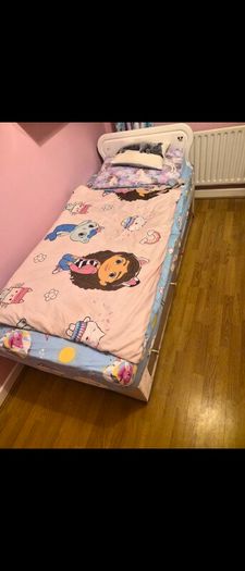 bed frame and mattress