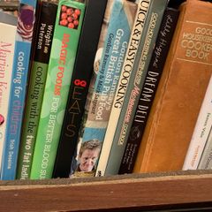 Large selection of COOK BOOKS view and select throughout all the photos