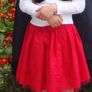 Occasional Red Skirt.  Age 7-8 Image 4