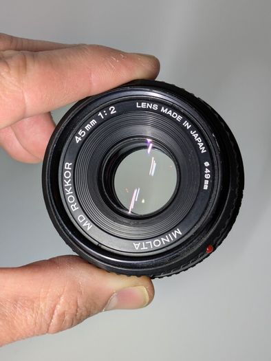Minolta Rokkor MD 45mm f2.0
