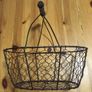 Large Avoca-Style Wire Basket AS NEW Image 2