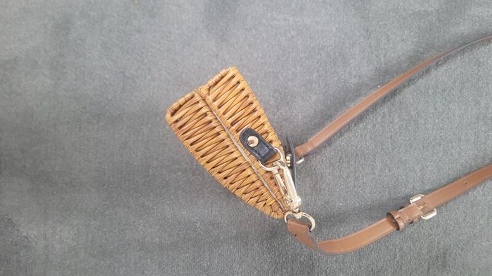 Small wicker handbag