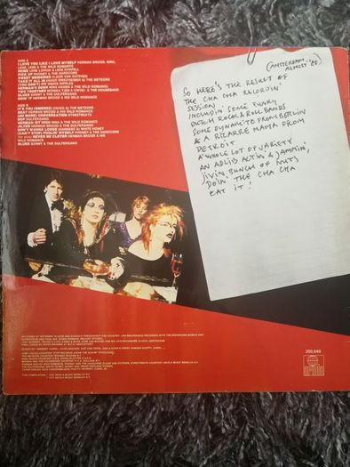 Cha Cha Herman Brood, Nina Hagen and Lena Lovich LP Vinyl record