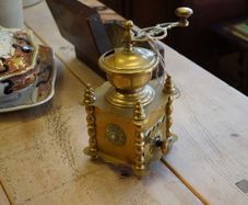 Vintage Brass Coffee Grinder