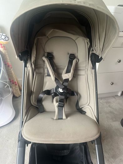 Joolz Aer buggy with footboard, rain cover, foot muff and travel bag
