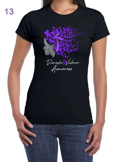 Domestic Violence Awareness T-Shirt Woman