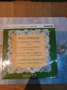 Wolf Ferrari Il Segreto Di Susanna Mackerras HMV 7 inch EP