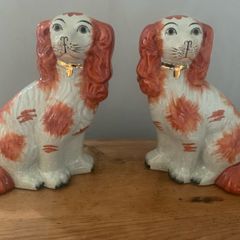Staffordshire Russet and Tan dogs