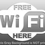 Free wifi restaurant / shop stickers Image 2