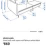 IKEA 3 seater sofa Image 2