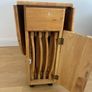 Drop leaf dining table with 4 chairs Image 4