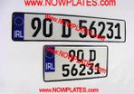 German Square Plate and Oblong Pressed