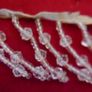 Vintage Dangling Fringe Trim, Beaded Fringe Trim Image 5