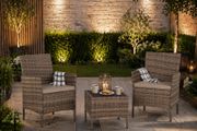 Rattan Garden Furniture Set  2 Chairs &amp; Table ONLY 199 EURO