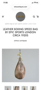 Vintage Boxing Speed Bag
