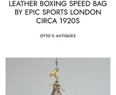 Vintage Boxing Speed Bag